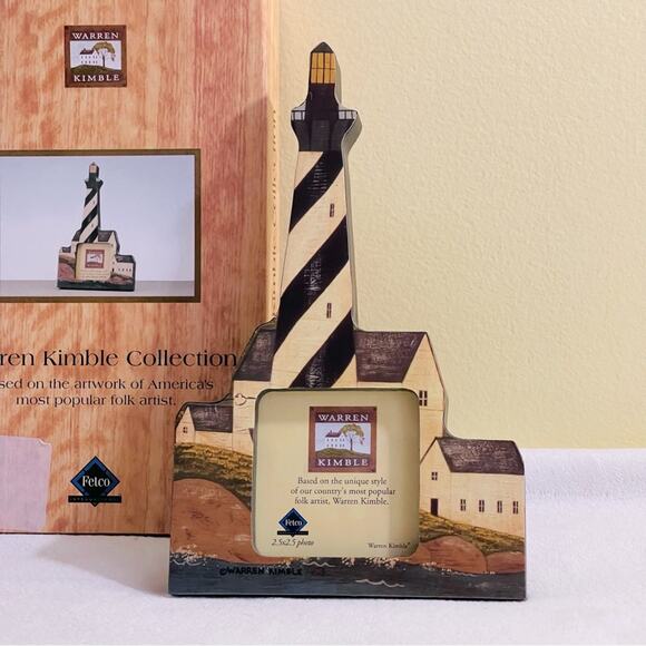 Fetco Warren Kimble Lighthouse Photo Picture Frame Coastal Breeze, Decor - Picture 4 of 8